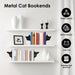 Cat-Shaped Iron Bookends — Decorative Book Stopper for Home & Office (Styles A–D)