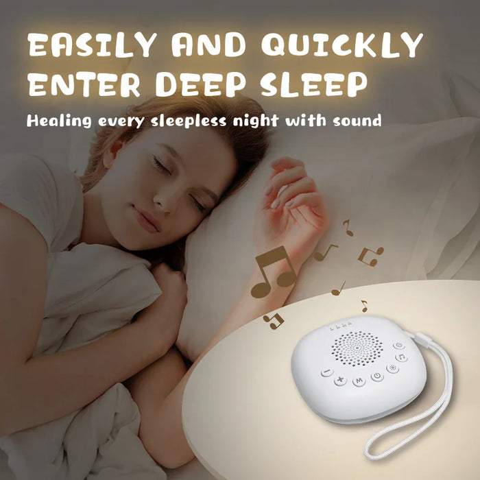 Portable White Noise Machine for Babies — Rechargeable, 6/10/20 Soothing Sounds