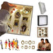 DIY Mini Museum Silhouette Box – Creative Memory Display Kit with Miniature Statues & Gold Frames