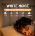 Mini Rabbit White Noise Machine & LED Night Light — 20 Soothing Sounds, USB‑C Rechargeable Silicone Sleep Aid