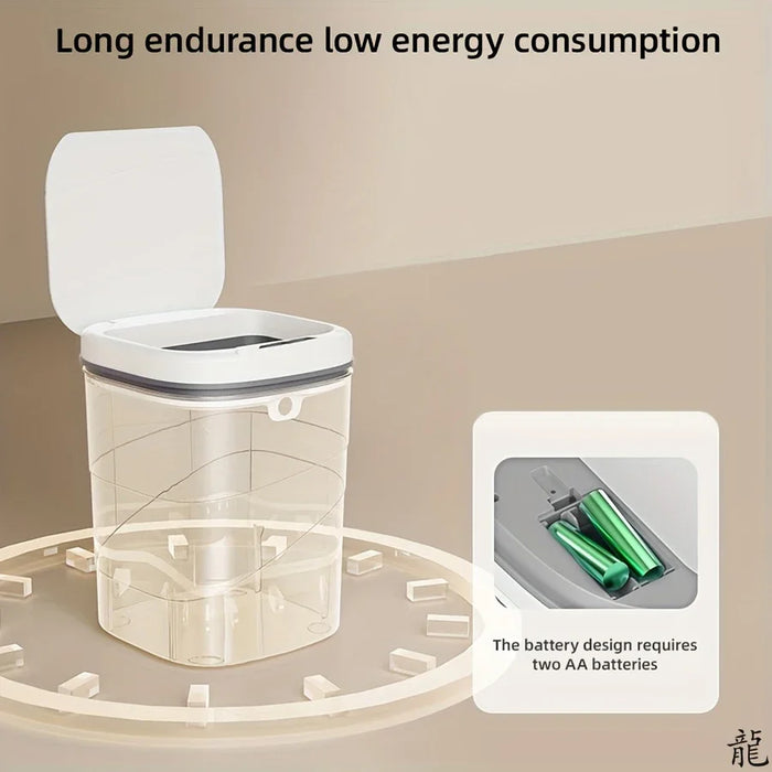 Touchless Sensor Bin — Automatic Closing, Battery-Powered (13L or 17L)