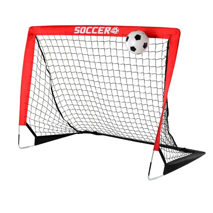Portable Pop-Up Football Goal — Foldable Training Net for Garden, Indoor & Outdoor