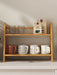 2-Tier Bamboo Spice Rack – Counter & Cabinet Organiser