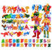 GUDI 26-piece A–Z Transforming Alphabet Robot & Dinosaur Building Block Toys