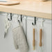S-shaped Metal Over-Cabinet Door Hooks — Multi-purpose Kitchen & Bathroom Storage