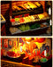 Retro Street-Food Book Nook DIY Wooden Miniature Kit — Shelf Insert