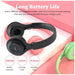 Y08 Macaron Wireless Bluetooth Headphones with Mic — Stereo Headband for Kids & Gaming