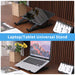 Foldable Laptop Cooling Stand with 1 Fan — Portable Elevated Notebook Riser