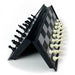3-in-1 Foldable Magnetic Chess, Checkers & Backgammon Portable Plastic Board