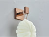 Rose Gold Bathroom Hardware Set — Stainless Steel Towel Rail, Toilet Paper Holder & Hook