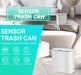 Automatic Touchless Bin with Lid — Motion Sensor, Waterproof Slim Design (13L)