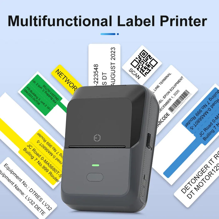 Portable Thermal Sticker Printer P2 — Wireless Bluetooth Label Maker (Inkless)