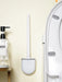Wall-hanging Long-handle Toilet Brush with Silicone Head, 36×9×4 cm