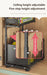 2-Tier Under-Sink Pull-Out Organiser — Adjustable Height Thickened Metal Sliding Drawers (Black or White)