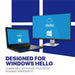 USB Fingerprint Key — Biometric Security Dongle for Windows Hello (USB)