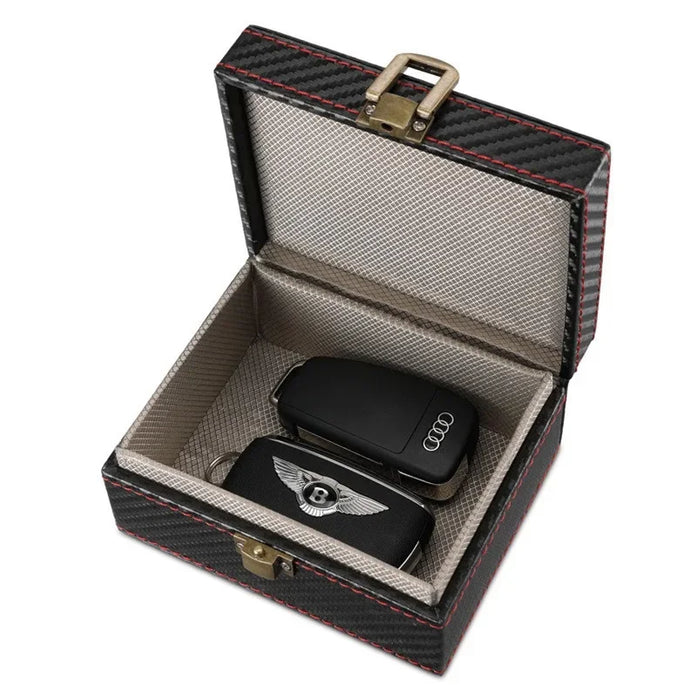 Anti-Theft Faraday Box — RFID Signal-Blocking Key & Phone Protector