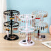 Rotating Jewellery Organiser – Compact Stand for Earrings, Necklaces & Bracelets