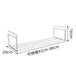 Telescopic Under-Shelf Shoe Rack — Space-Saving Double-Tier Organiser (White)