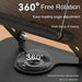 Adjustable 360° Swivel Book Stand – Foldable Cookbook & Music Score Holder, 35cm
