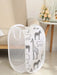 Polyester Mesh Laundry & Storage Basket 30 x 30 x 48 cm – White or Black