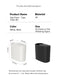 Large-capacity Oval Rubbish Bin with Press Lid — Odour-sealing PP Bin for Home