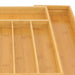 Adjustable Wooden Cutlery Tray Drawer Organiser — Expandable Divider