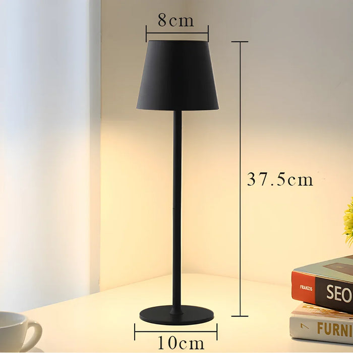 Lampada da scrivania ricaricabile a LED - Lampade da tavolo con interruttore touch, 3 modalità colore, funzione dimmerabile - Ideale per camera da letto, soggiorno, bar e illuminazione decorativa per cena