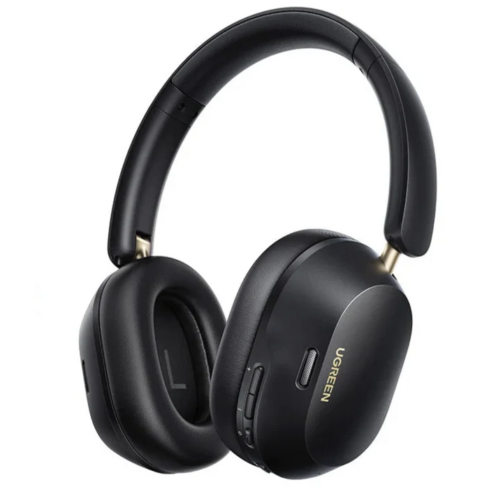 Cuffie Bluetooth UGREEN MAX5C con cancellazione attiva del rumore - Cancellazione ibrida del rumore fino a 43dB, Hi-Res LDAC, cuffie audio spaziali da 75H - Ideali per un'esperienza audio senza rumori e duratura.
