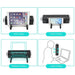 CF-1691 USB Cooling Fan with Adjustable Stand — Horizontal & Vertical Laptop Cooler