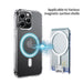 Transparent Magnetic MagSafe Card Wallet & Stand for iPhone – Clear PC Case