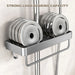 Punch-Free Shower Caddy (Single or Double) — Space Aluminium Shelf with Optional Towel Rail