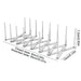 Retractable Foldable Stainless Steel Plate & Pot Lid Rack — Adjustable Dish and Tableware Organiser