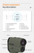 1000m Laser Rangefinder with Slope — 6× Magnification, Flag‑Lock & CR2 Powered