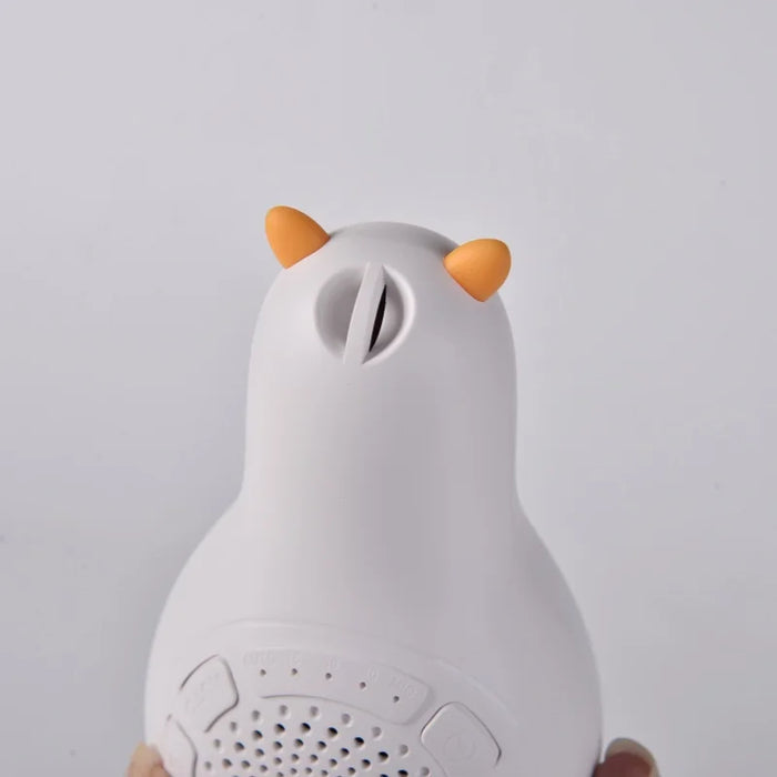 M9 Portable White Noise Machine — Rechargeable Night Light, 24 Sounds (White)