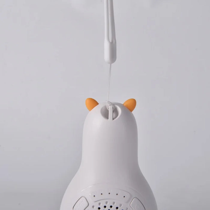 M9 Portable White Noise Machine — Rechargeable Night Light, 24 Sounds (White)