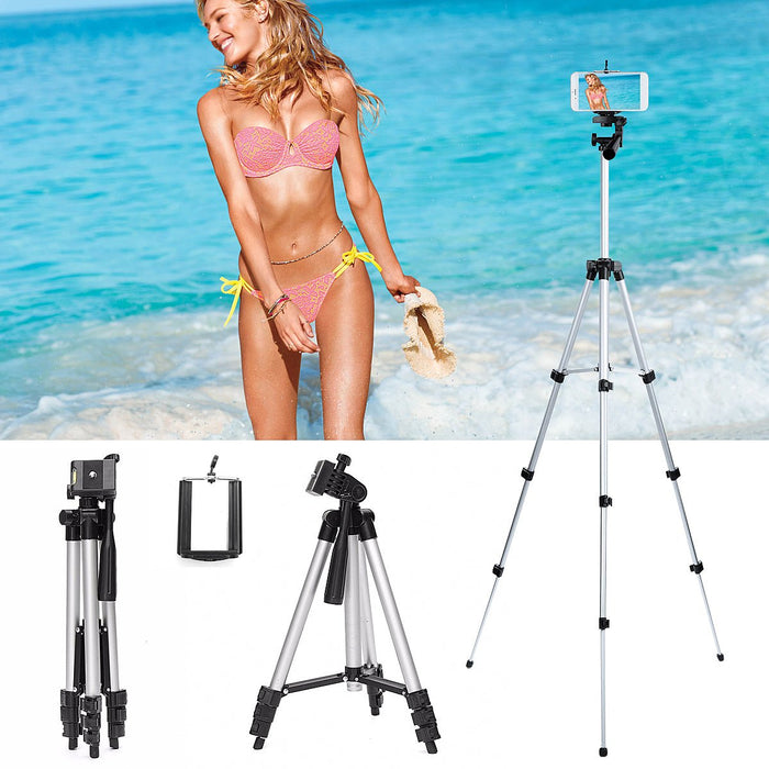 Camcorder Tripod Stand - Telescopic Mobile Phone Camera Mount - Perfect for Steady Smartphone Photography - Shopsta EU