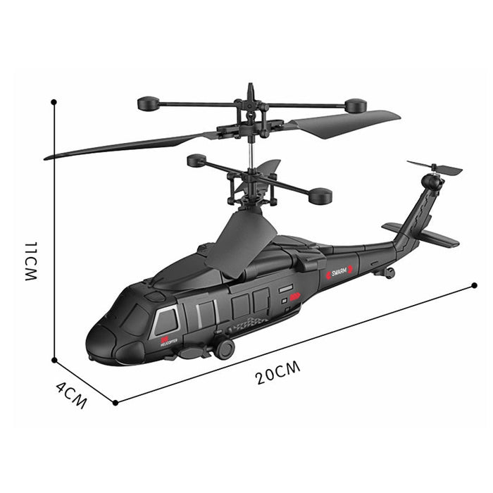 CH038 3.5CH - Tail-lock Gyroscope LED Light Military RC Helicopter RTF - Perfect for Enthusiasts and Novelty Gift Seekers - Shopsta EU