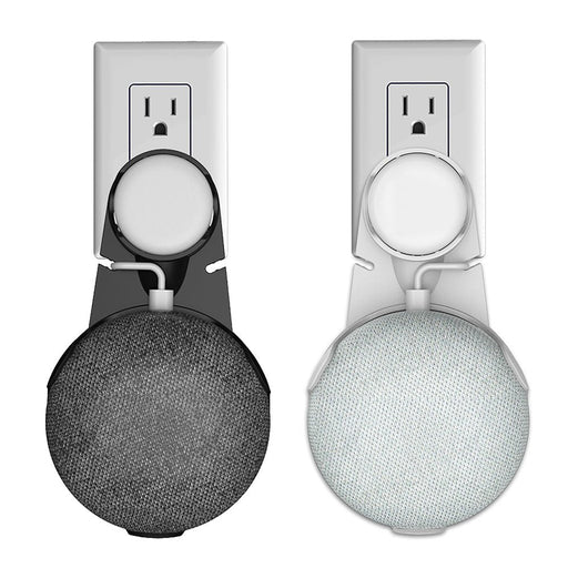 Google Home Mini - Wall Mount Adjustable Plug-In Microphone Holder with Hidden Bracket - Designed for Easy Home Installation and Concealment - Shopsta EU