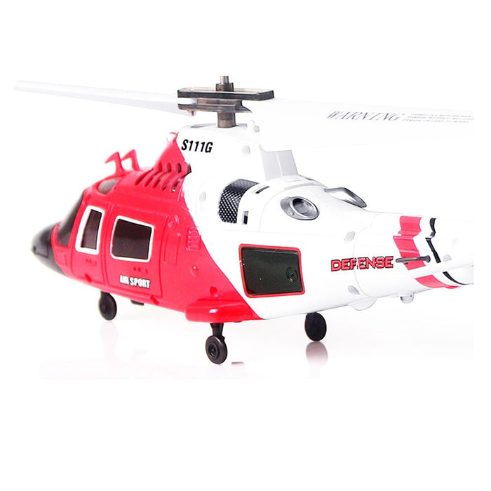 Syma S111G Helicopter - 3.5CH 6-Axis Gyro RC, Ready to Fly - Perfect for Children & Beginners to Enjoy Indoor Flying - Shopsta EU