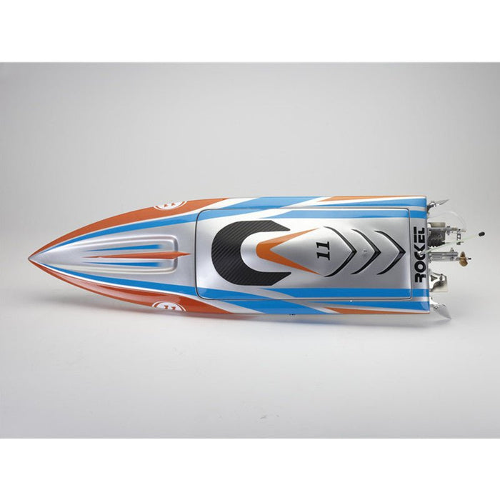 TFL Hobby 1111 Rocket FSR-OF - 65cm Racing Boat with 2958/2881KV Brushless Motor & 70A ESC Fiberglass - Ideal for RC Boat Enthusiasts - Shopsta EU