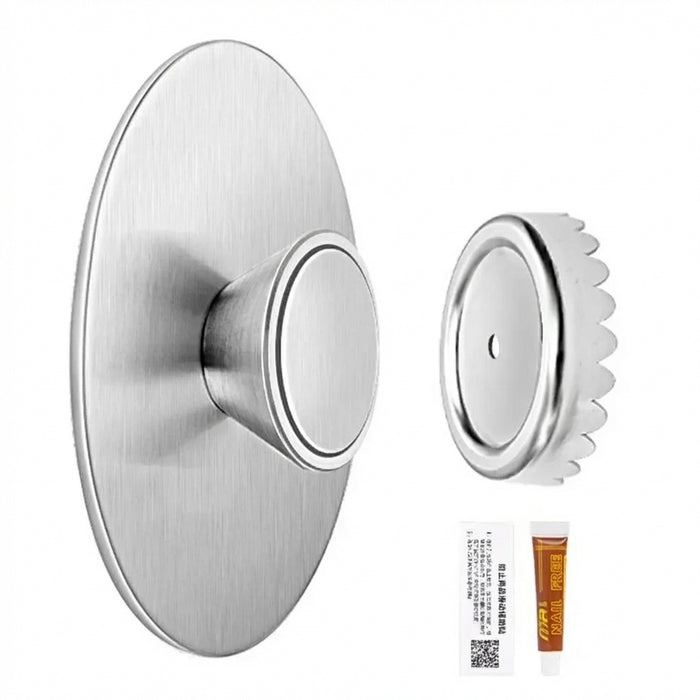Perforation-Free Magnetic Soap Holder — Stainless Steel Wall-Mounted Soap Saver