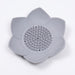 Silicone Lotus Soap Dish with Drain — Single Bathroom Soap Holder