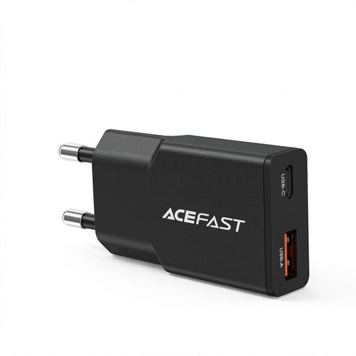 ACEFAST 30W GaN USB-C Fast Charger (EU Plug) – USB-C + USB-A PD/QC Travel Adapter