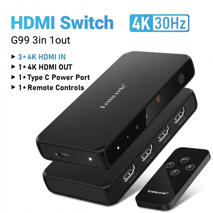 USB 3.0 KVM Switcher – 2 Computers, 4 USB Devices with HDMI 4K Support