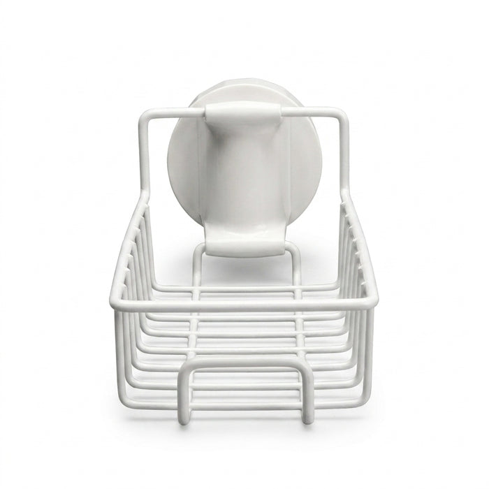 Stainless Steel Under-Tap Sponge Holder — Adjustable Kitchen & Bathroom Rack