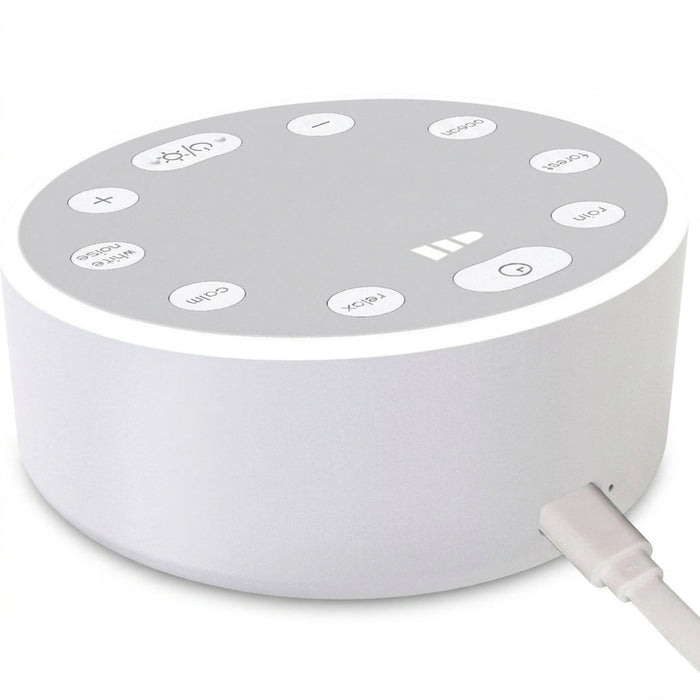 Baby White Noise Machine with Night Light — Portable Sleep Aid for Babies & Toddlers