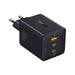 Baseus 100W GaN 3‑Port Fast Charger — 2x USB‑C + USB‑A, PD/QC/PPS
