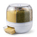 6-Compartment Rotating Grain Dispenser — Sealed, Insect-Proof Kitchen Storage