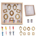 Mini Museum Silhouette Photo Box – DIY Memory Display Kit with Frames & Figurines
