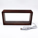 DIY Shadow Box Frame with USB Nightlight – Wood, Acrylic & Resin Display Case, 26×13×6cm